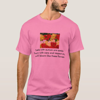 AutismT-tröja, blommor T-shirt