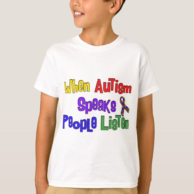 Autismtal Tee Shirt (Framsida)