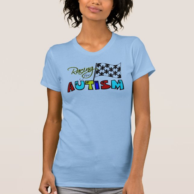 Autismtank för tävla 4 tee shirt (Framsida)