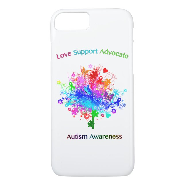 Autismträd i Spectrum Case-Mate iPhone Skal (Baksida)