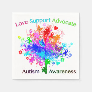 Autismträd i Spectrum Pappersservett