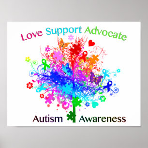 Autismträd i Spectrum Poster