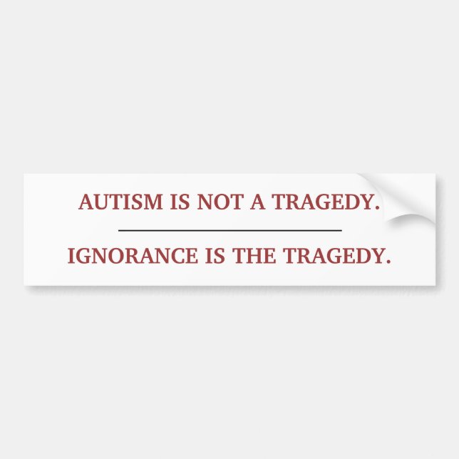 "AUTISMTRAGEDI ", BILDEKAL (Framsidan)