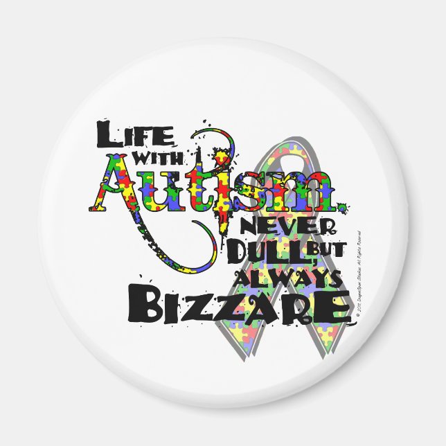 AutismTShirt Magnet (Framsidan)