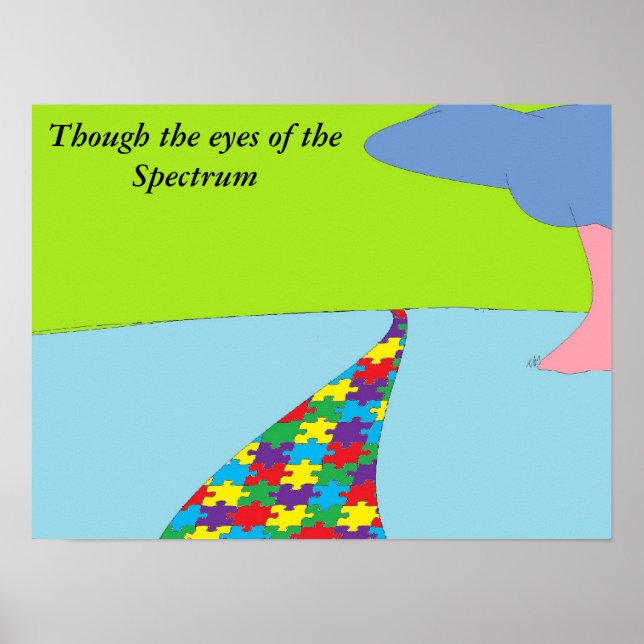 autismvärlden poster (Framsidan)