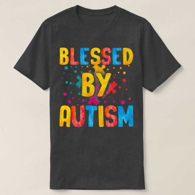 Autist Autism Gift Asperger Children T Shirt (Design framsida)