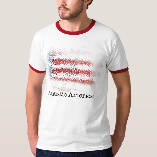 Autistic amerikan t shirt (Framsida)