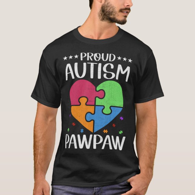 Autistic Autism Awareness Month Cute Proud Autism  T Shirt (Framsida)