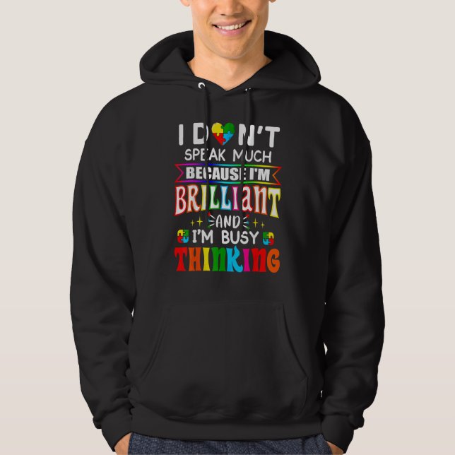 Autistic Boys Girls Hoodie (Framsida)