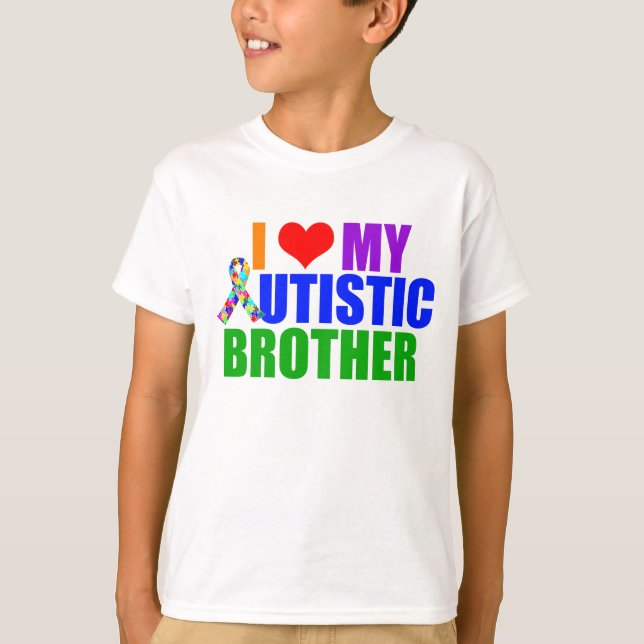 Autistic Brother T-shirt (Framsida)