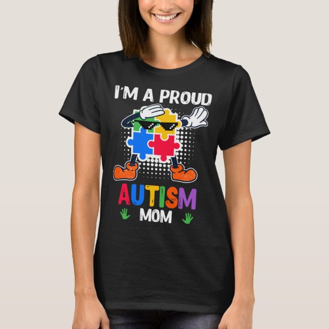 Autistic children diversity for mom Autism T Shirt (Framsida)