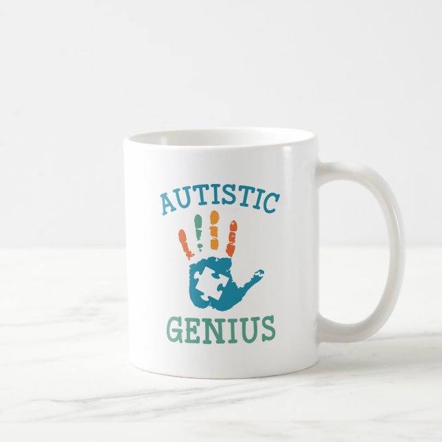 Autistic Genius Kaffemugg (Höger)