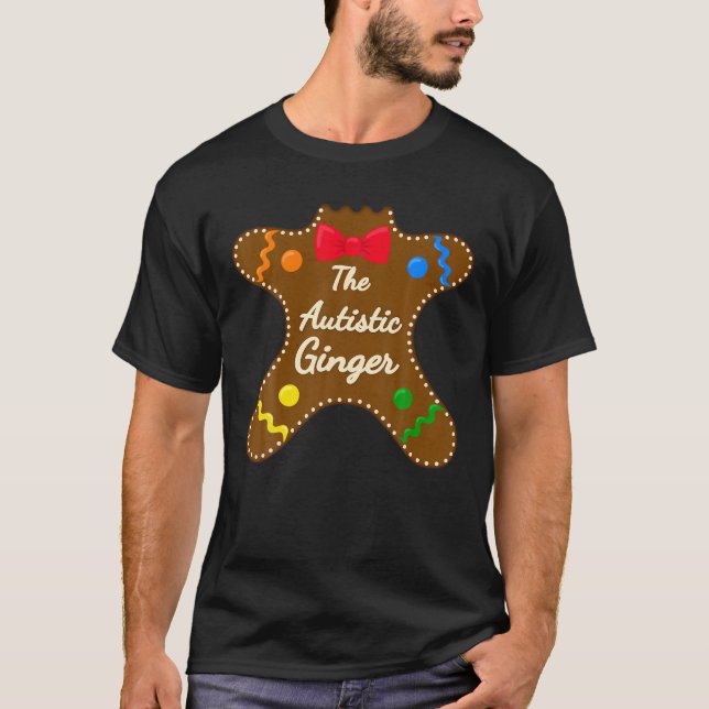 Autistic Ginger Autism Gingertea Family Matching T Shirt (Framsida)