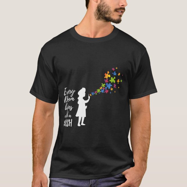 Autistic Girl Autistic Gift new T Shirt (Framsida)