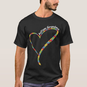 Autistic Grandma Autistic Awareness Puzzle Biet H T Shirt
