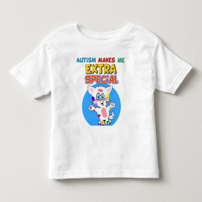 Autistic kattungeskjorta t-shirt (Framsida)