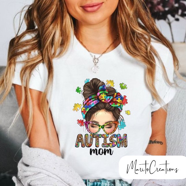 Autistic mum t-shirt, gifts for mum t shirt (Skapare uppladdad)