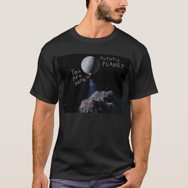 Autistic planetT-tröja T-shirt (Framsida)