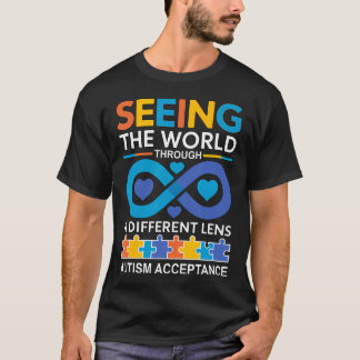 Autistic Pride For Men Women Kids  Son. Autism Awa T Shirt