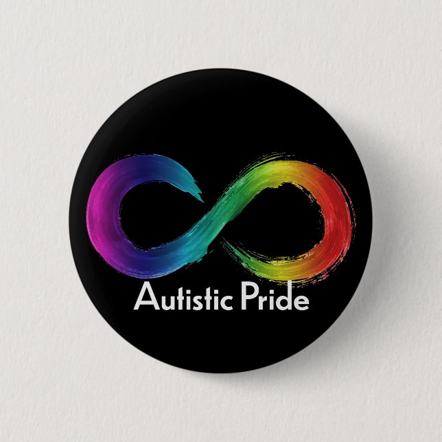 Autistic pride knapp (Framsida)