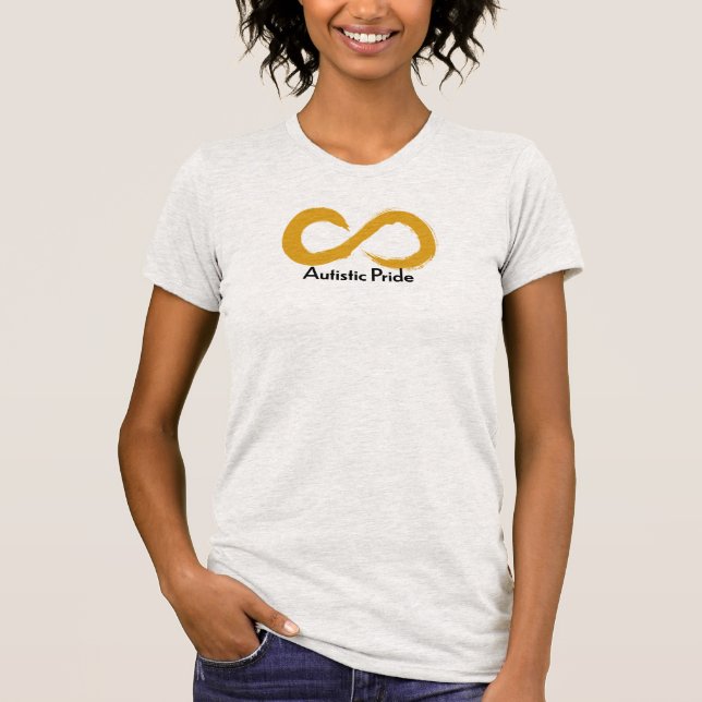 Autistic pride t shirt (Framsida)
