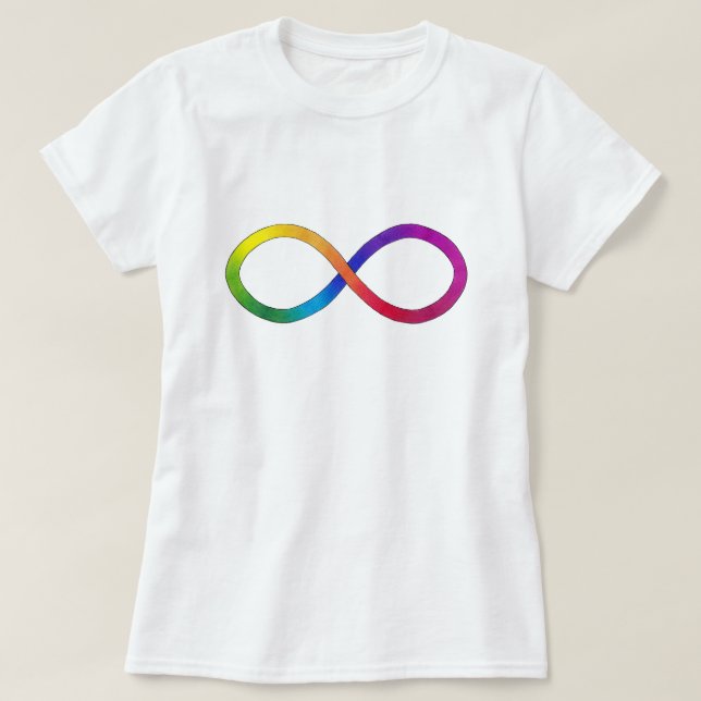 Autistic pridesymbol - skjortor t-shirt (Design framsida)
