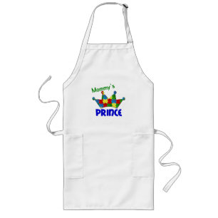 Autistic Prince 3 AUTISM T-Shirts & Apparel Långt Förkläde