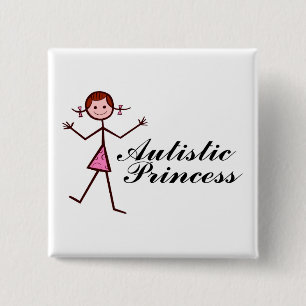 Autistic Princess (flickan) Knapp
