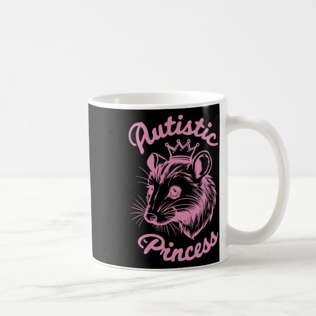 Autistic Princess Opossum 1 Kaffemugg (Höger)