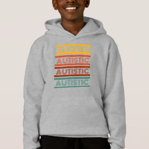Autistic Retro Stil Kids Shirt T