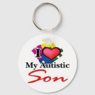 autistic son nyckelring
