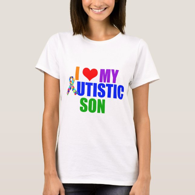 Autistic Sonkvinnor T Shirt (Framsida)