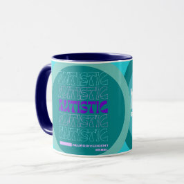 Autistic Teal Coffee Mugg