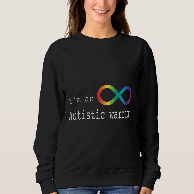 Autistic Warrior T Shirt (Framsida)