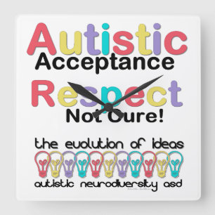 Autistisk acceptans - respekt är inte renodlad fyrkantig klocka