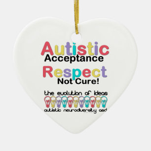 Autistisk acceptans - respekt är inte renodlad julgransprydnad keramik
