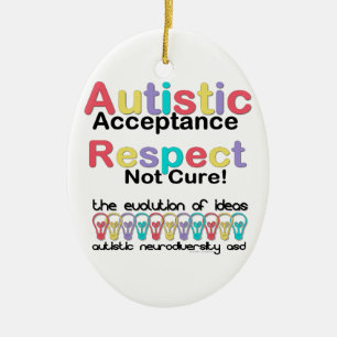 Autistisk acceptans - respekt är inte renodlad julgransprydnad keramik