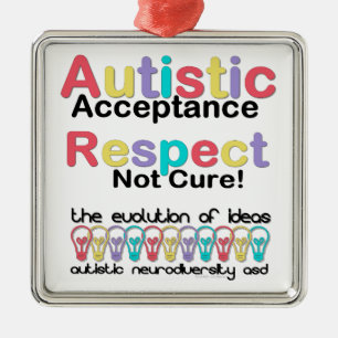Autistisk acceptans - respekt är inte renodlad julgransprydnad metall