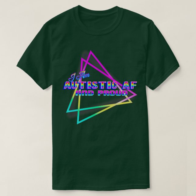 AUTISTISK AF 1 T SHIRT (Design framsida)