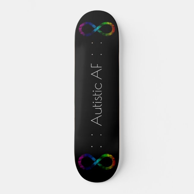 Autistisk AF Mini Skateboard Bräda 18,5 Cm (Framsida)