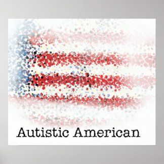 Autistisk amerikansk Poster