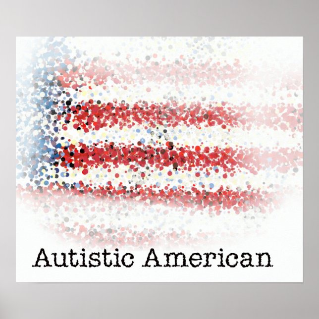 Autistisk amerikansk Poster (Framsidan)