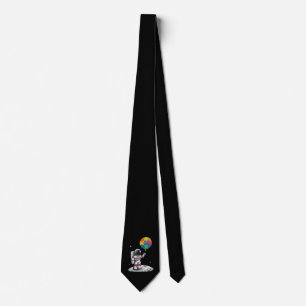 Autistisk Astronaut Ballong Rymden Autism Acceptan Slips