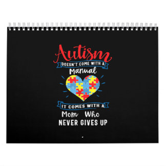 Autistisk| Autism Komar inte med en handbok Kalender