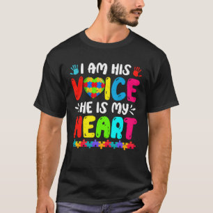 Autistisk autism Medvetenhet om att jag är hans rö T Shirt