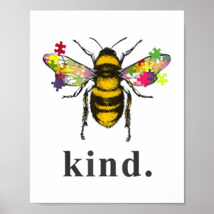 Autistisk Biodlarpussel Biet Poster