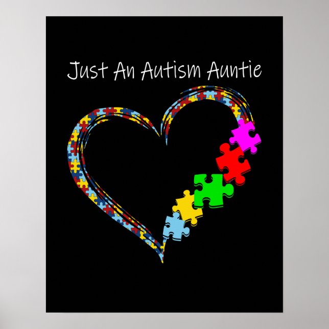 Autistisk | Endast en autism Poster (Framsidan)