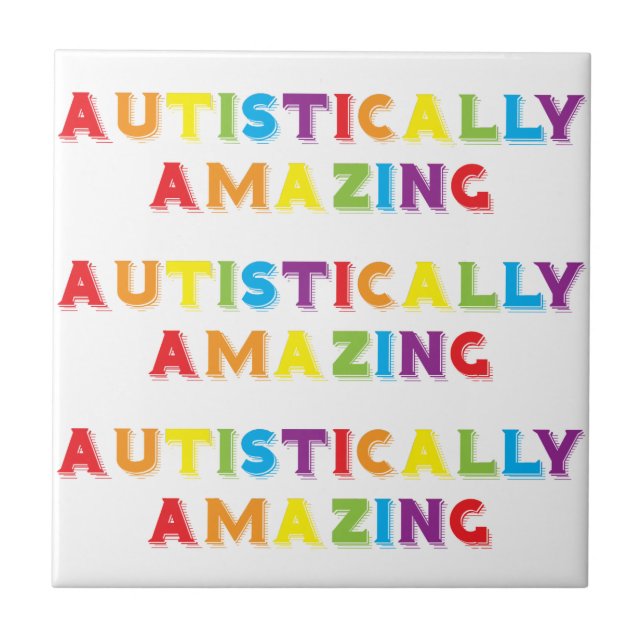 Autistisk Fantastisk Kakelplatta (Framsidan)