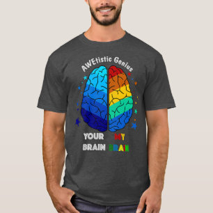 Autistisk Genius Autism T Shirt