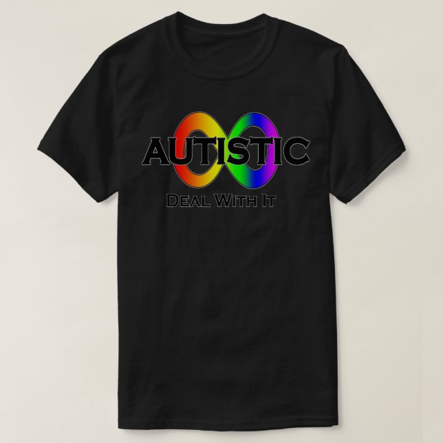 Autistisk hantering av den neurologiska mångfalden t shirt (Design framsida)